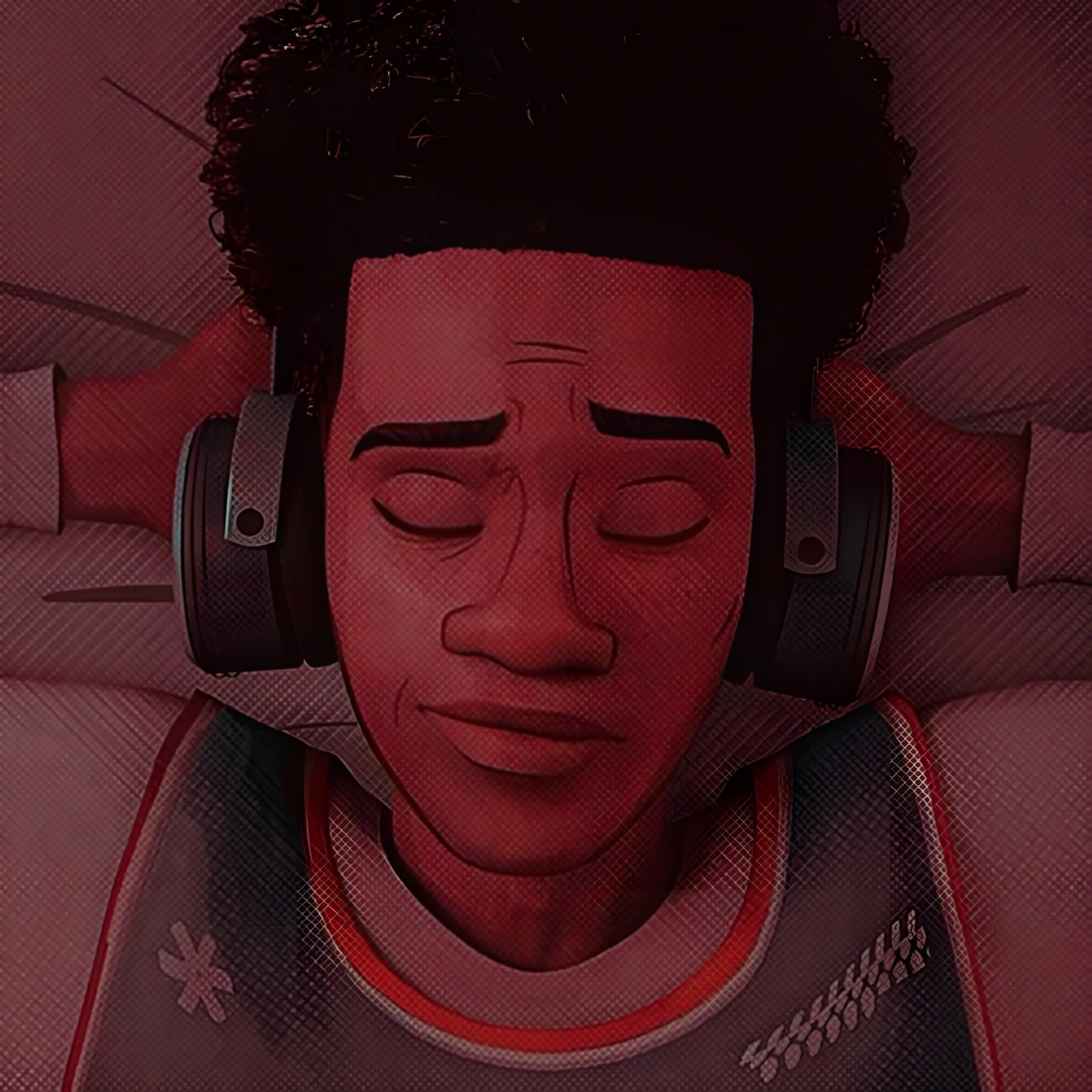 Miles Morales Headphones Art