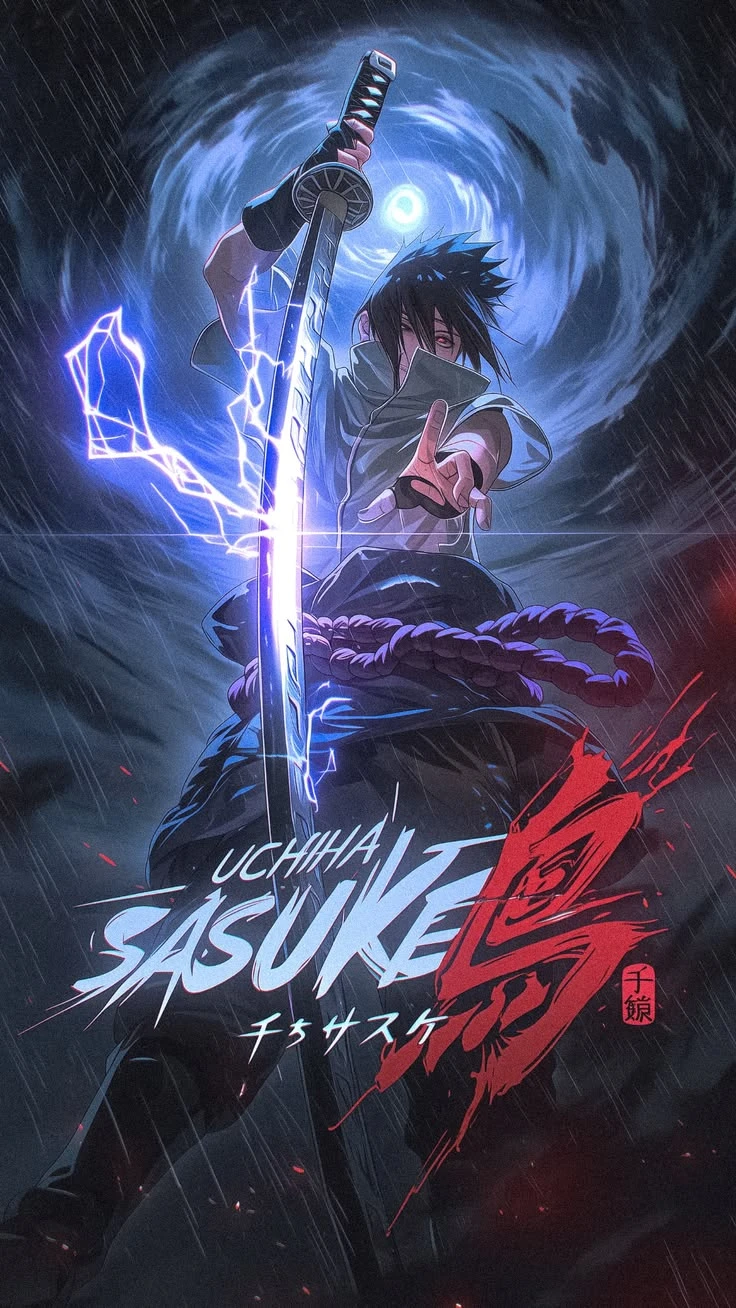 Sasuke Uchiha Lightning Sword