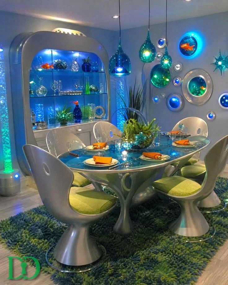 Futuristic Sci-Fi Dining Room