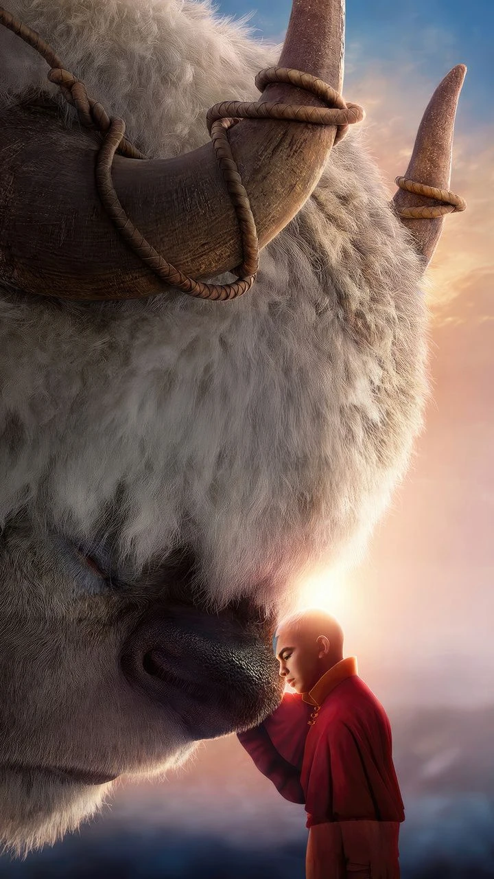 Aang and Appa Cinematic Art