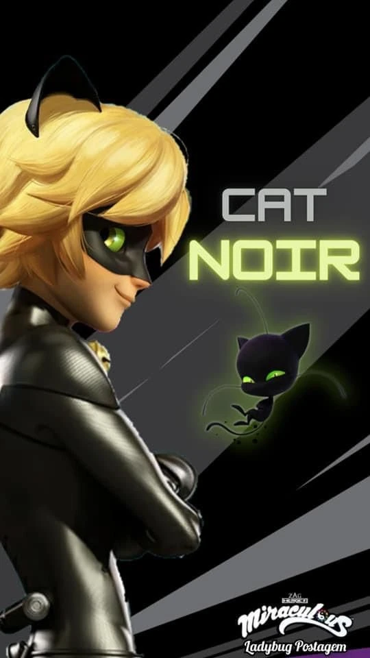 Cat Noir Plagg Miraculous Wallpaper