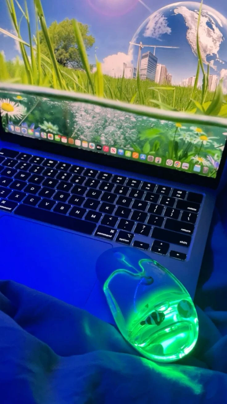 MacBook Pro Futuristic Setup