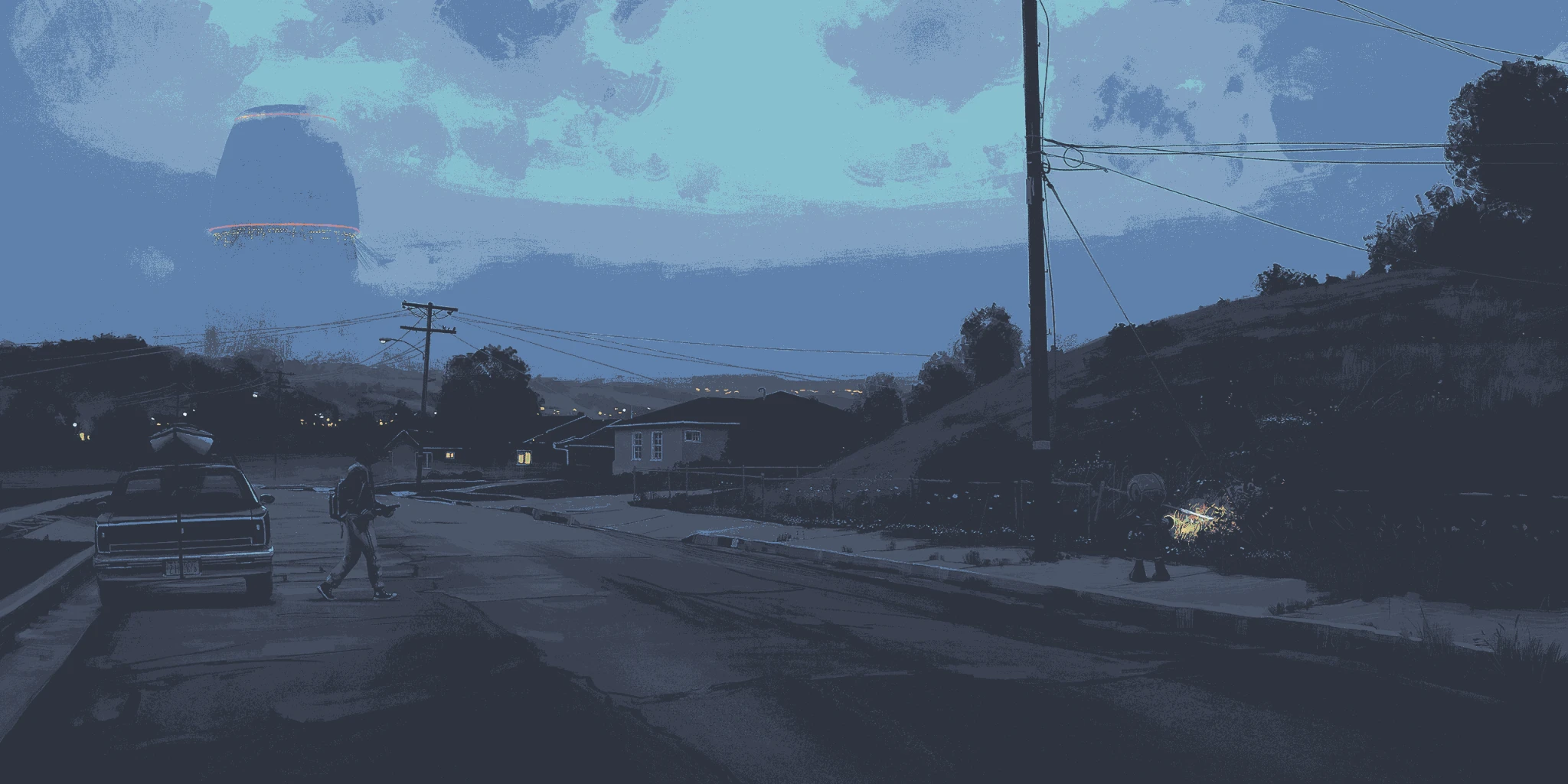 UFO Night Street