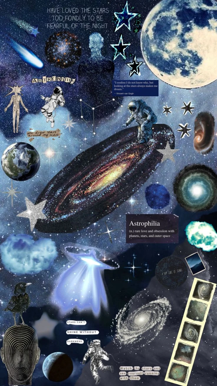 Cosmic Astrophilia Spacecore Collage