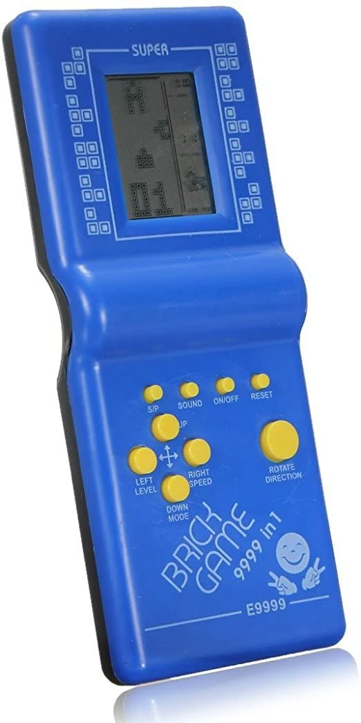 Blue Retro Brick Game