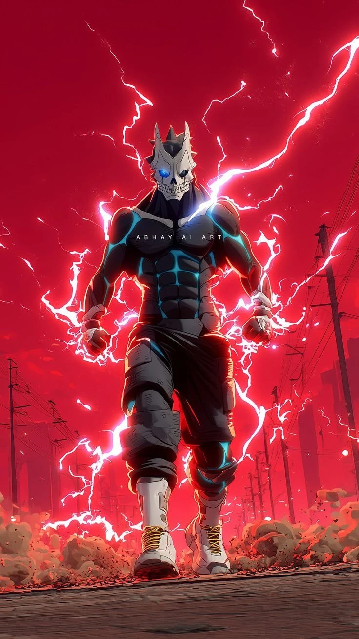 Skull Mask Lightning Warrior