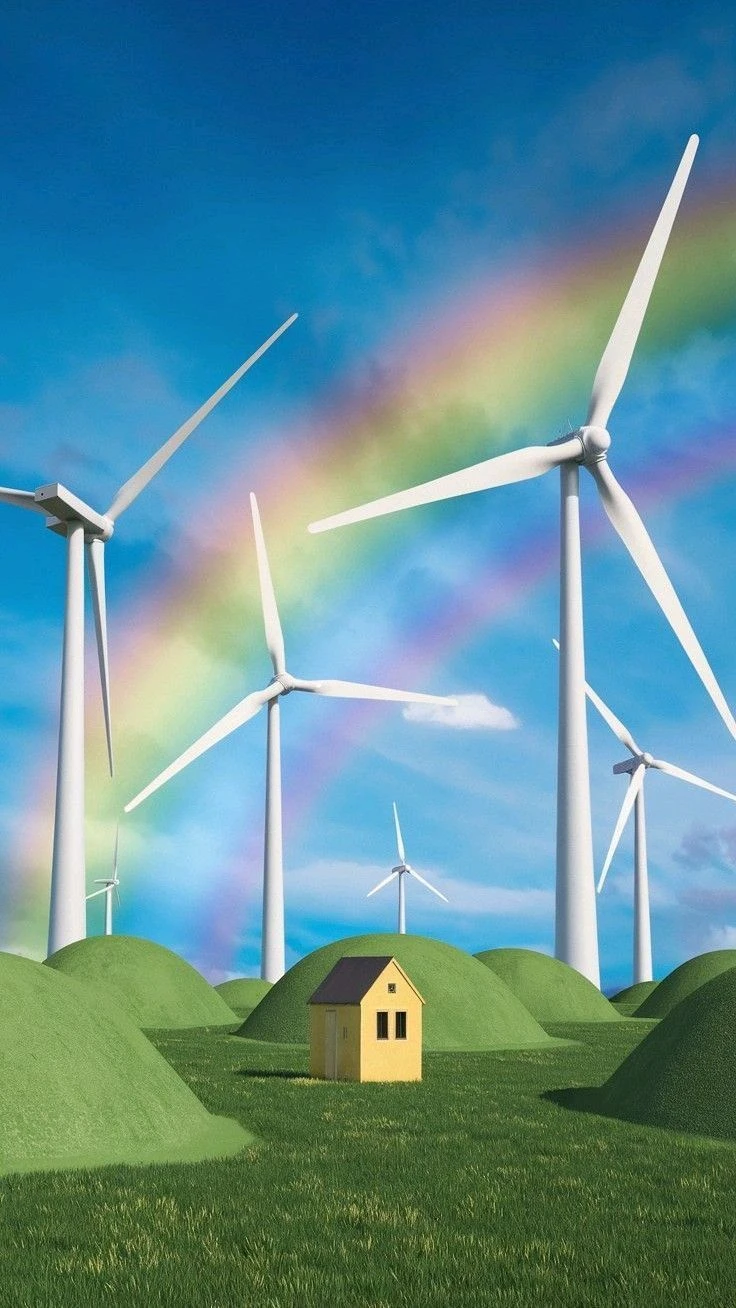 Sustainable Energy Phone Wallpaper