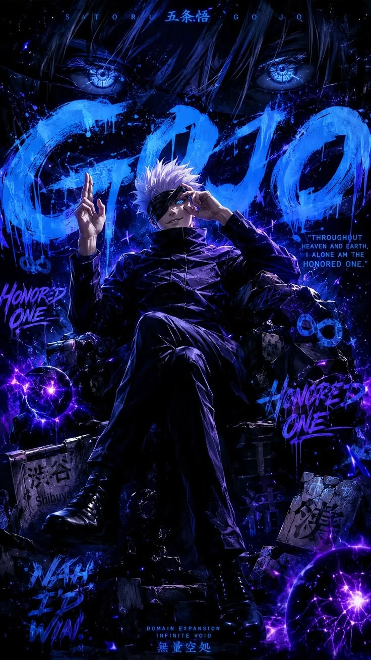 Satoru Gojo Jujutsu Kaisen Wallpaper