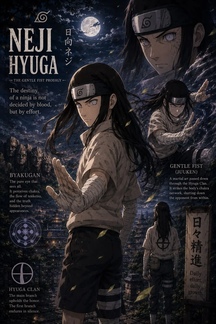 Neji Hyuga Gentle Fist Prodigy