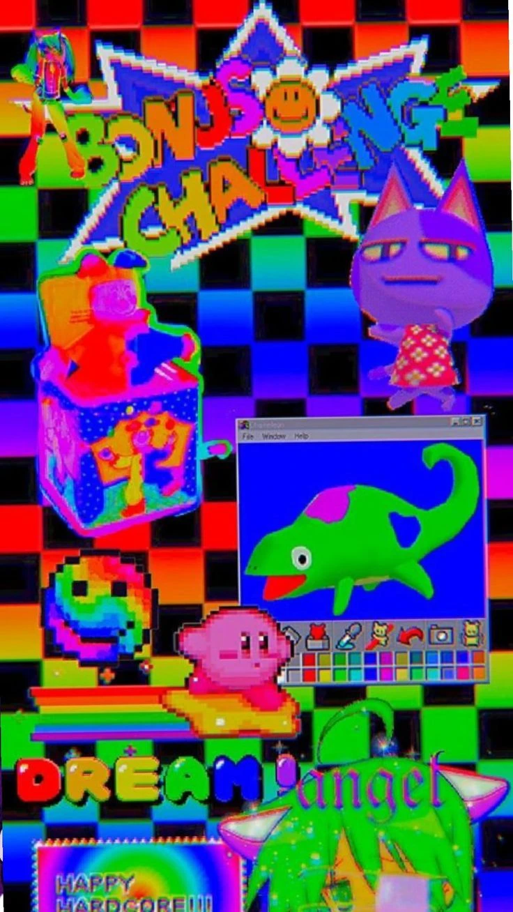 Y2K Aesthetic  Kidcore Wallpaper