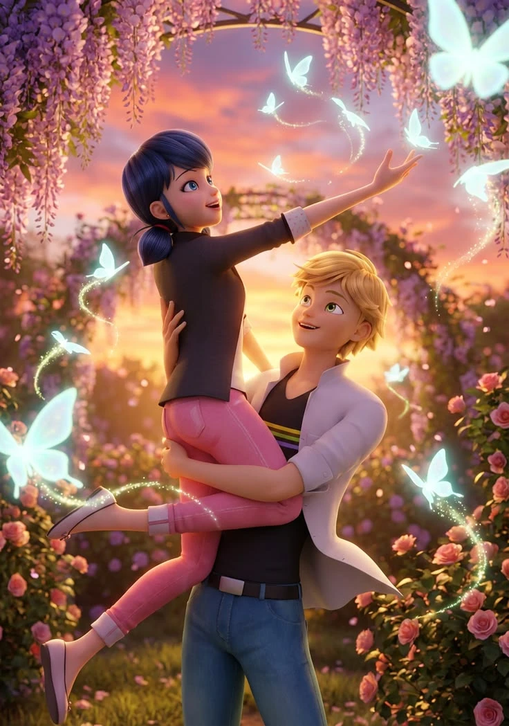 Miraculous Ladybug Marinette Adrien Romance
