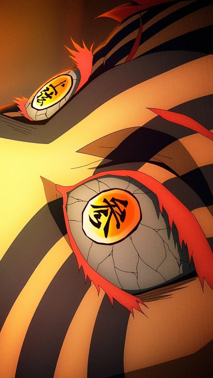 akaza close up eyes Wallpaper