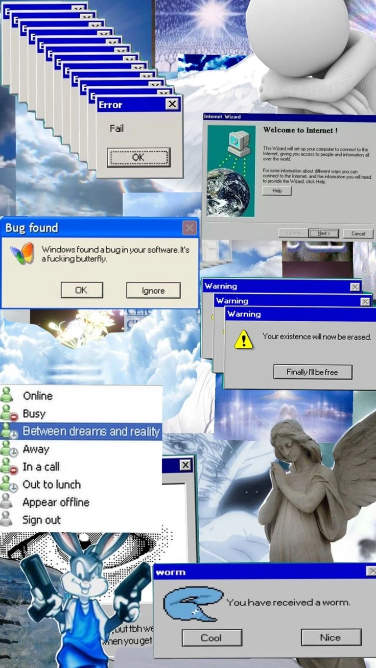 Retro Windows Bugs webcore