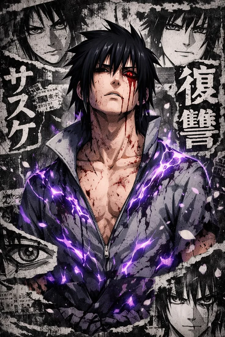 Sasuke Uchiha Bloody Rage
