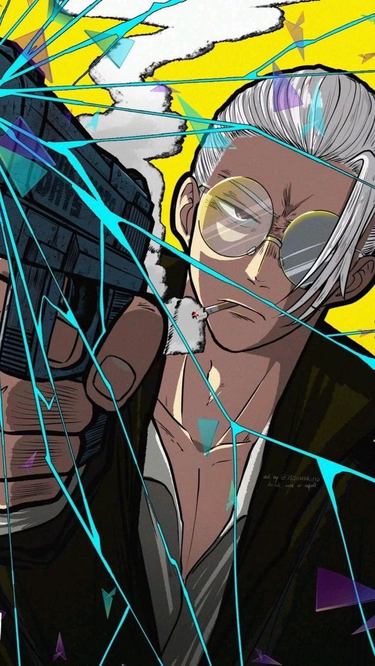 Sakamoto Anime  Gun Portrait