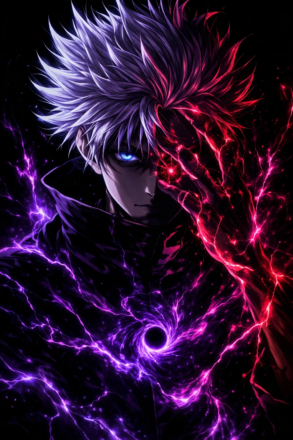 Gojo Satoru Anime Art