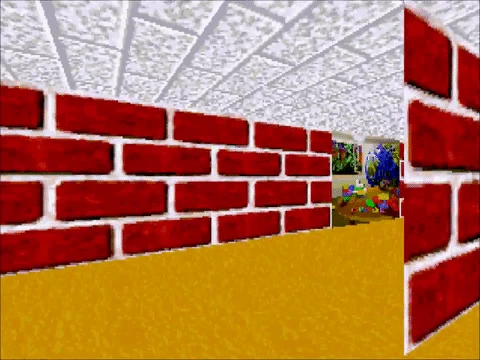 Pixelated Game Maze