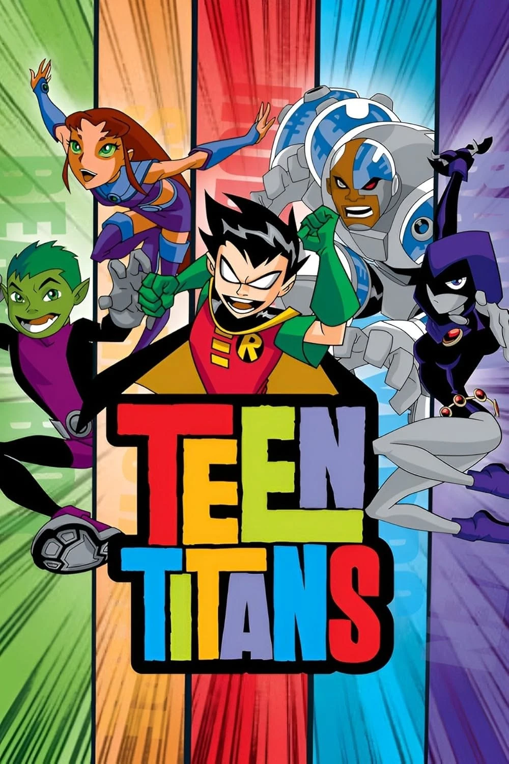 Teen Titans Animated Characters Poster
