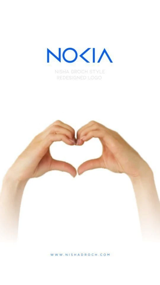 Nokia Heart Hands Logo