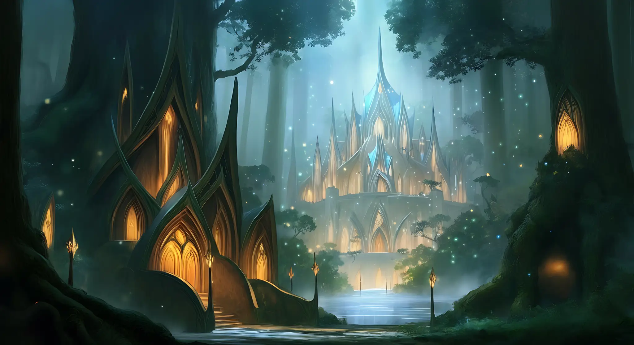 Enchanted Forest Elven City