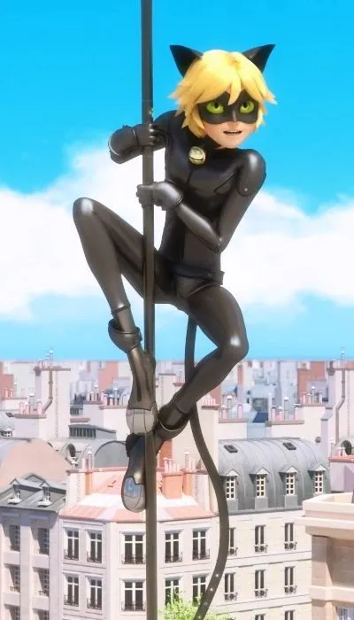 Cat Noir Miraculous Paris Rooftops