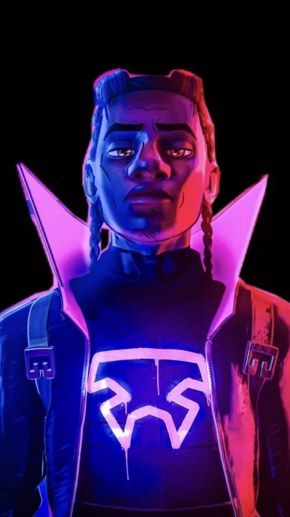 Lil Baby Neon Portrait the prowler 