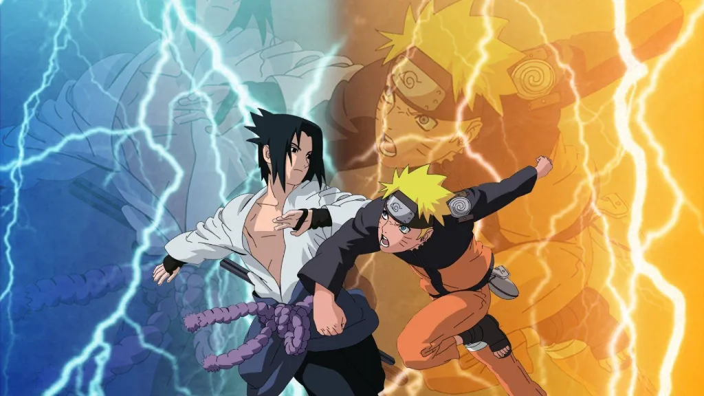 Naruto Sasuke anime clash