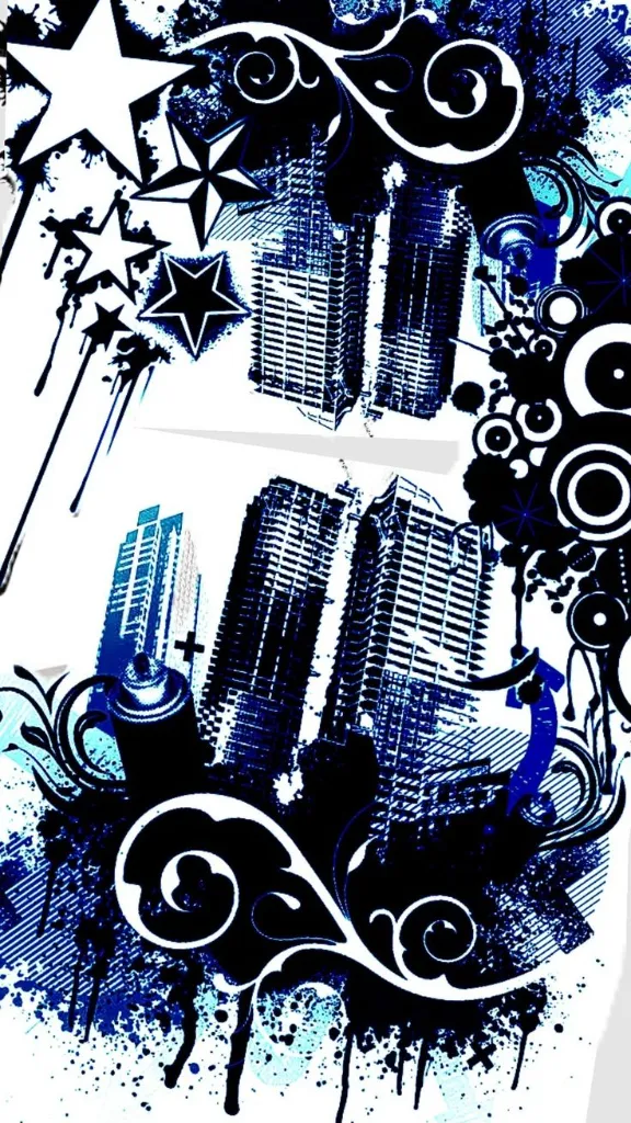 Urban Grunge City Frutiger Metro Wallpaper