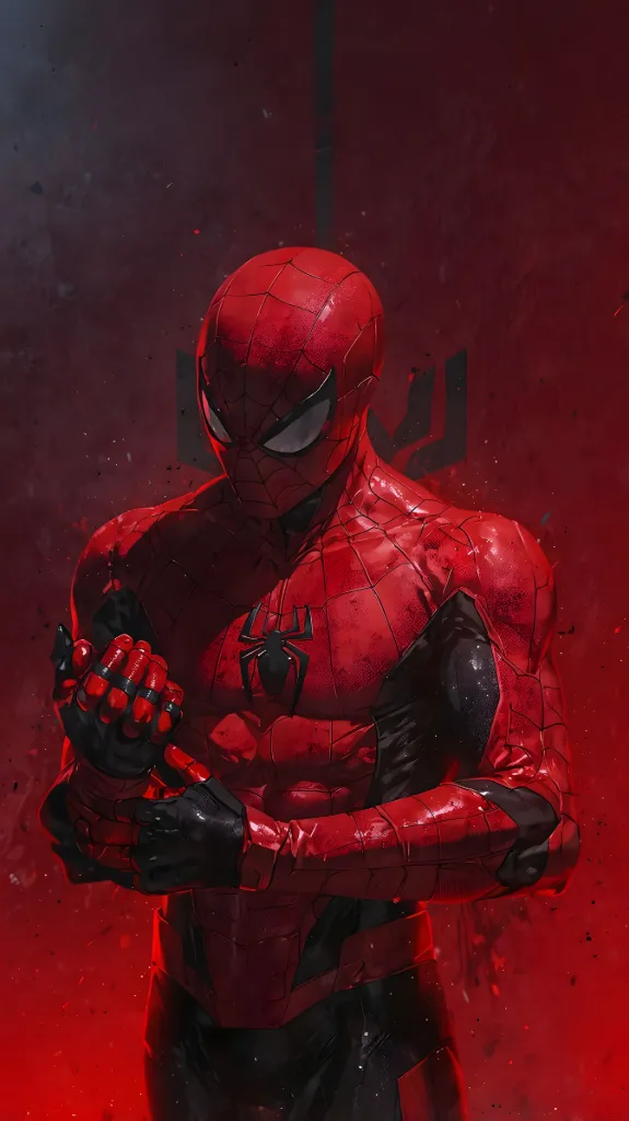 Spider-Man Red Art