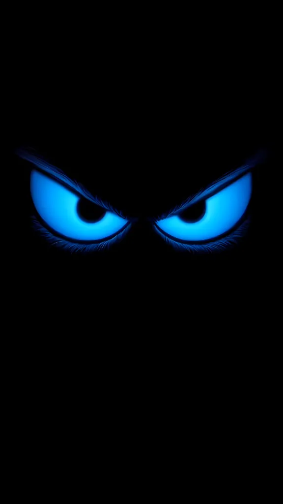 Blue Glowing Eyes