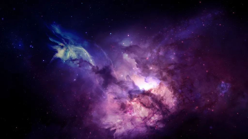 Purple Space Nebula
