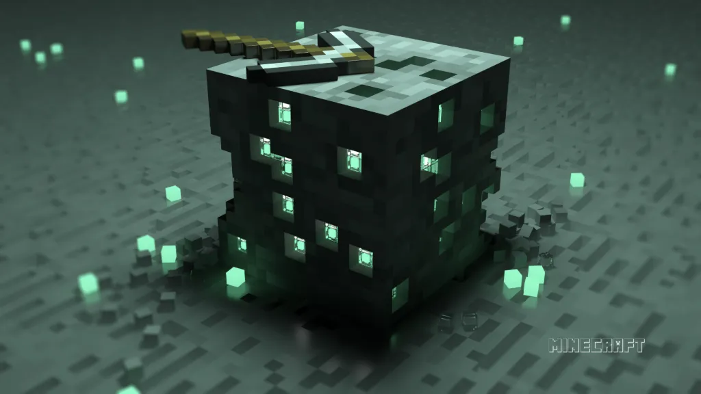 Neon Green Lights Minecraft