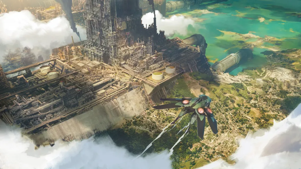 Sci-fi City Spaceship