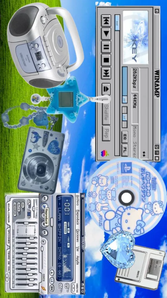 Windows XP Y2K Aesthetic webcore