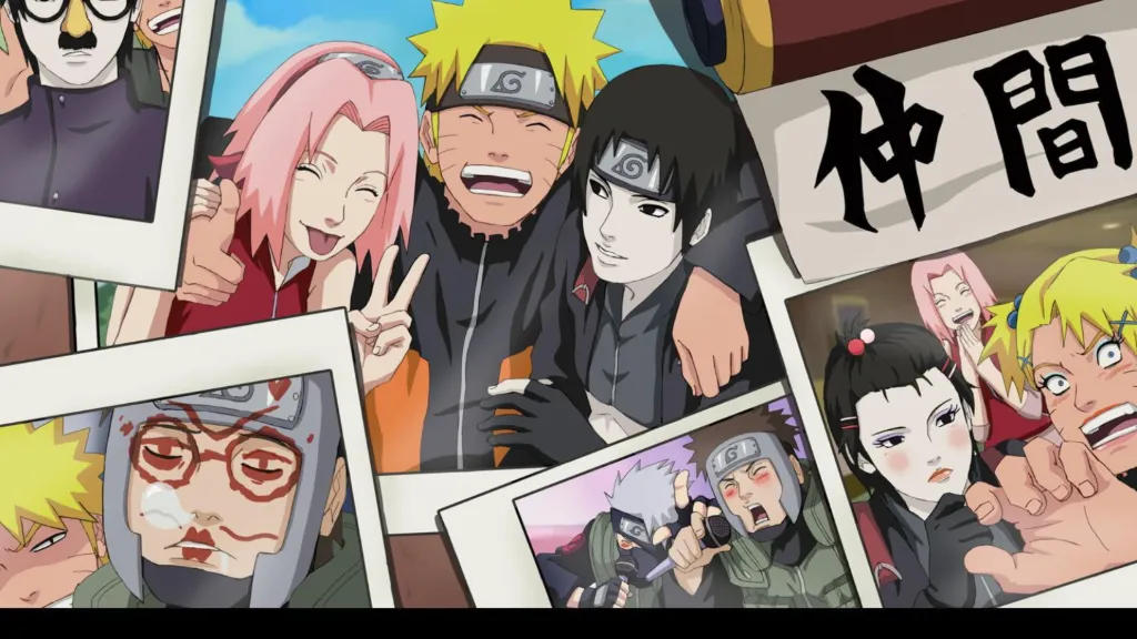 Naruto Anime Friends Collage