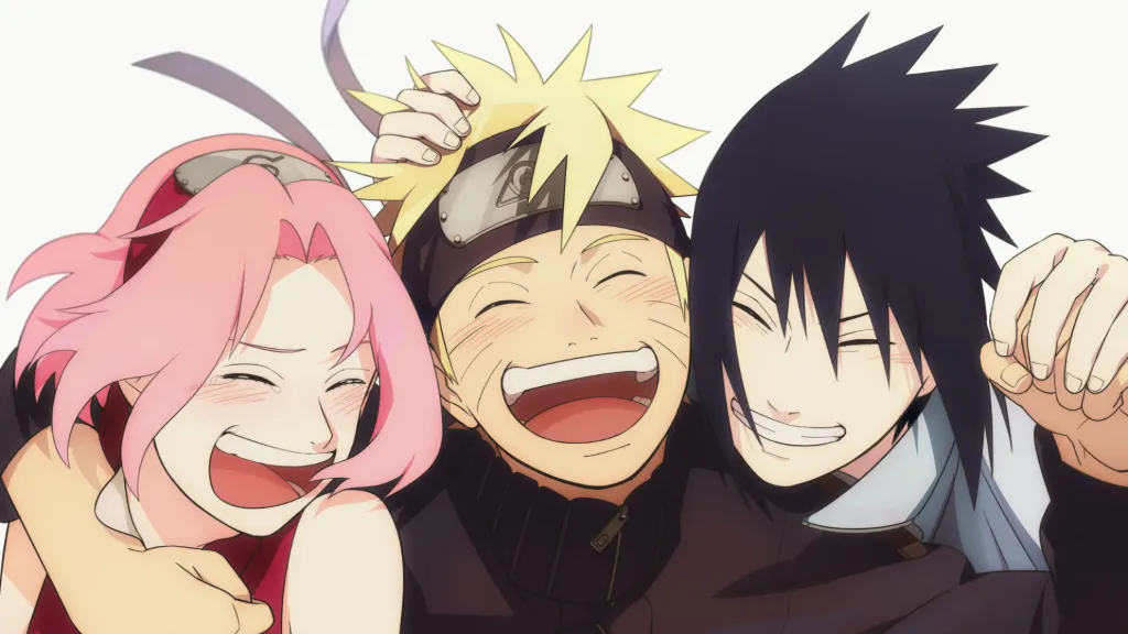 Naruto Team 7 Happy