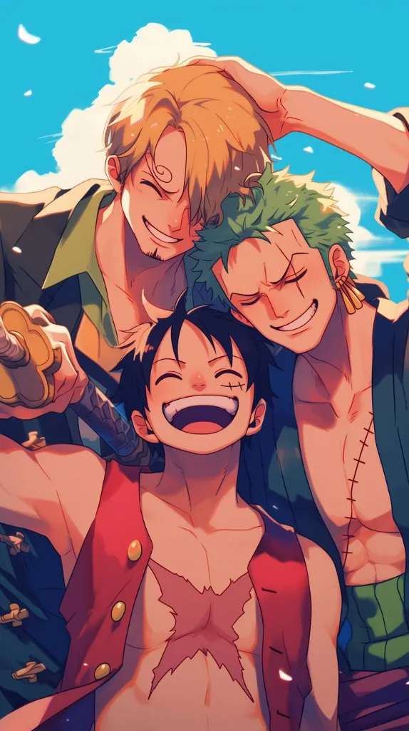 One Piece Luffy Zoro Sanji Wallpaper squad