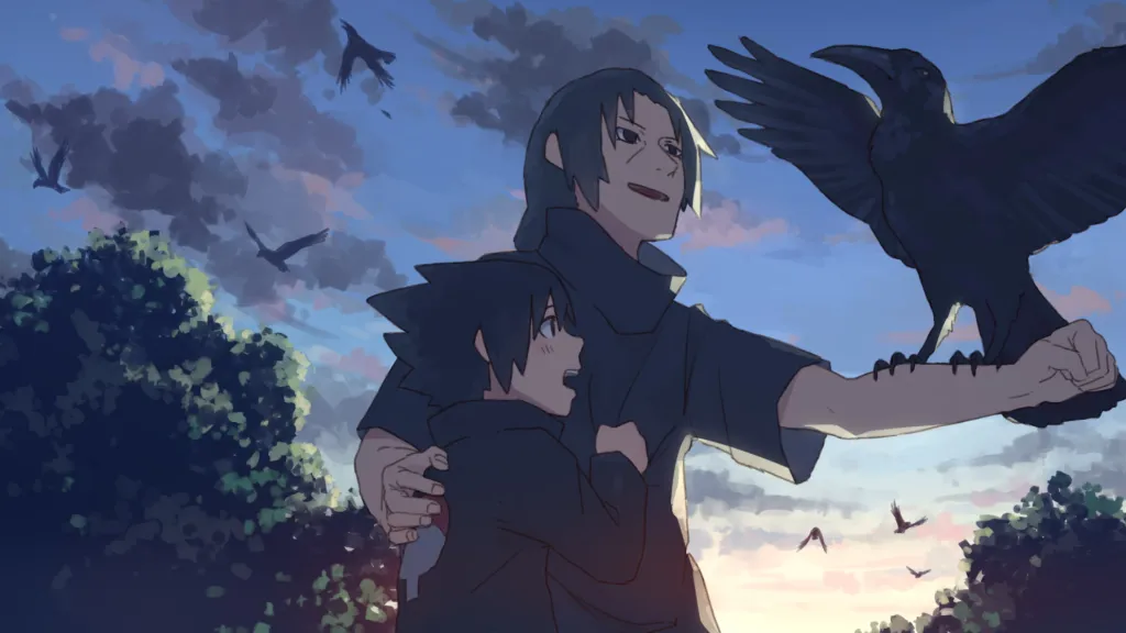 Naruto Itachi Sasuke Crow