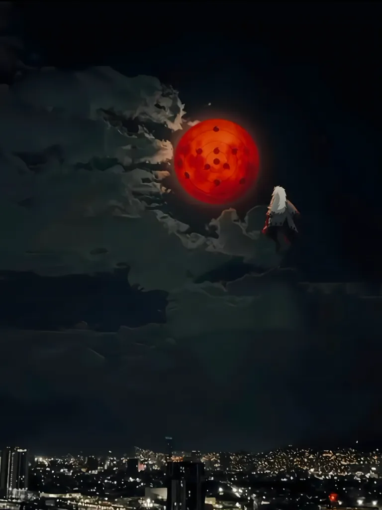 Red Moon Anime Wallpaper