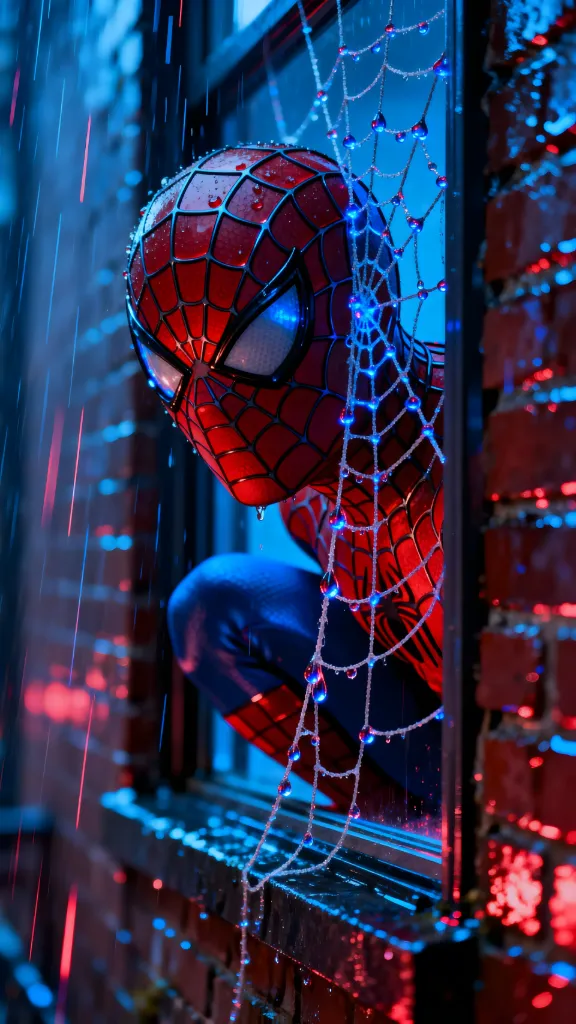 Spider-Man Rain Wallpaper