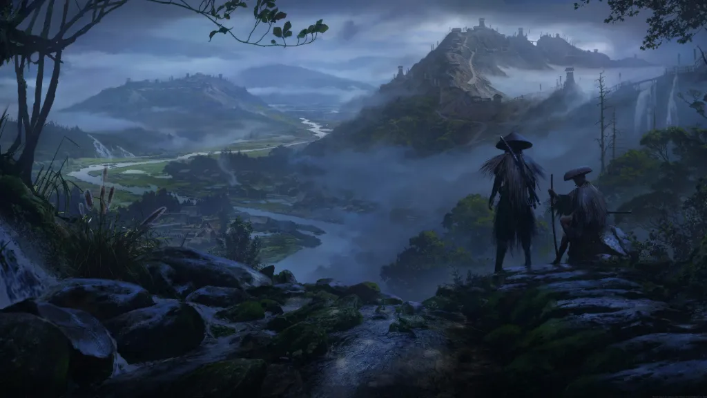 Misty Valley Fantasy Art