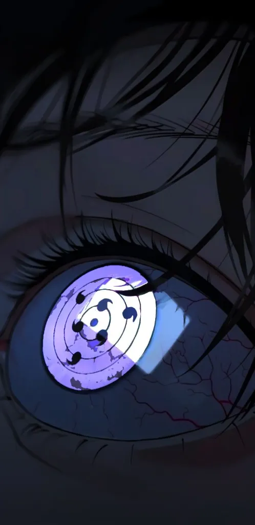 Purple Rinnegan Eye Art
