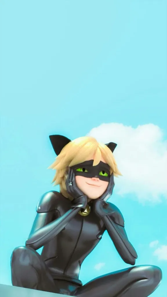Cat Noir iPhone Wallpaper