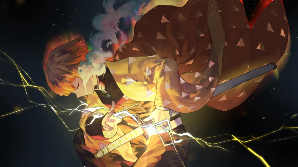 Zenitsu Demon Slayer lightning