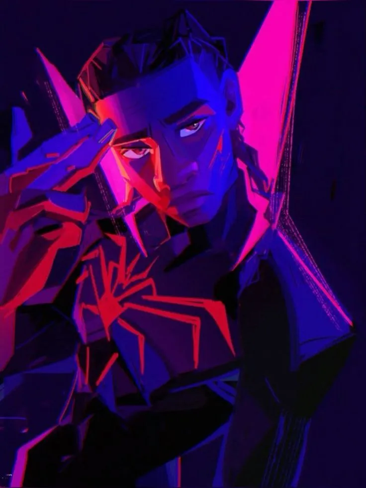 Miles Morales Spider Verse Art