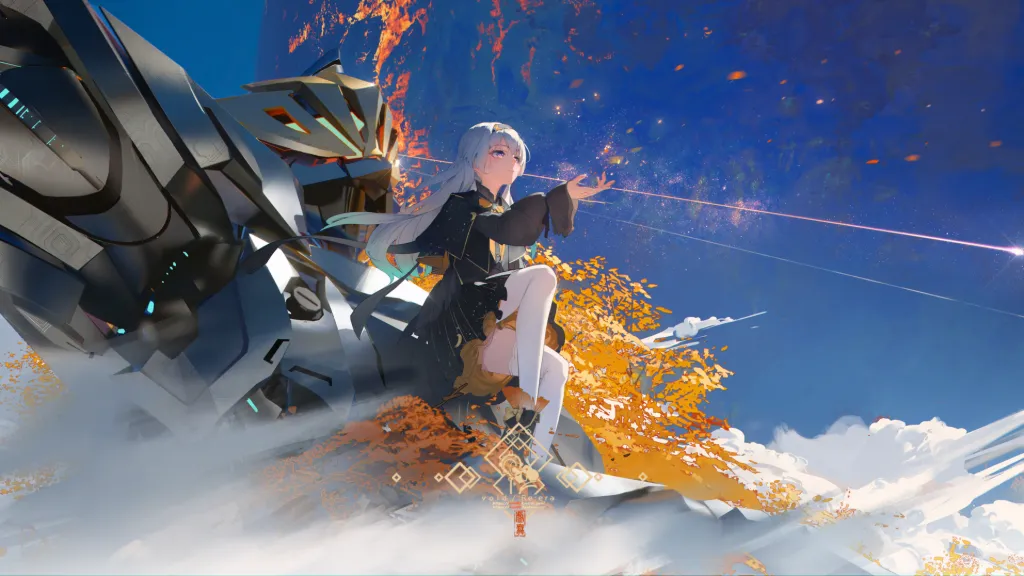 Anime girl sci-fi art