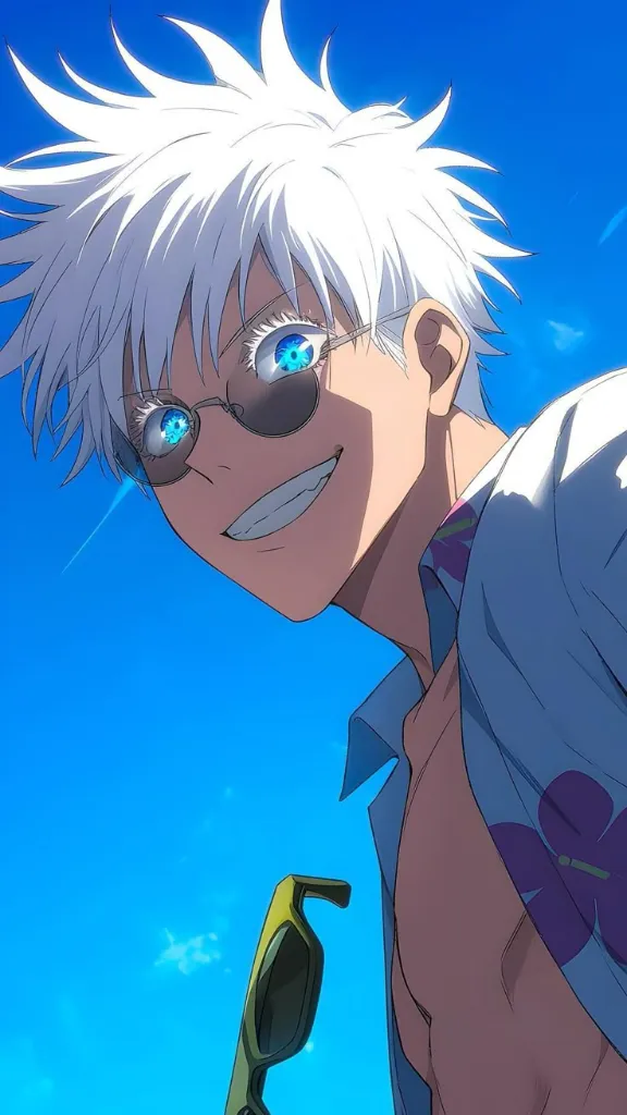 Gojo Satoru eyes Anime Wallpaper