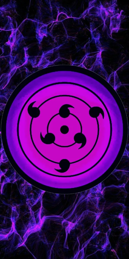 Purple Rinnegan wallpaper