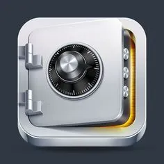 Digital Security Skeuomorphic ui