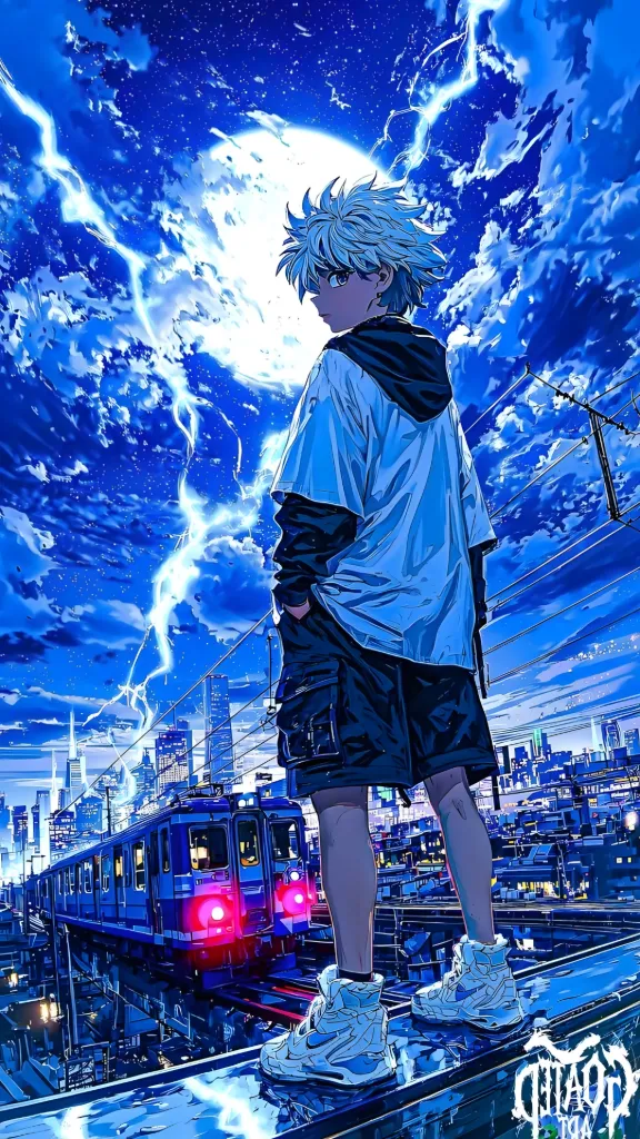 Anime Boy City Night